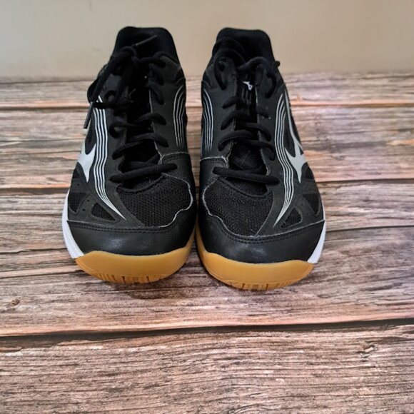 Mizuno Mens Running shoes size 9.5 black and white - Picture 2 of 8